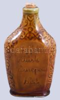 1895-1970 Budapesti Porcelángyár kulacs, m: 11 cm