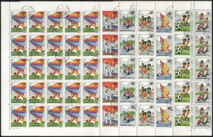 1985 Nemzetközi ifjúsági év sor hajtott 50-es teljes ívekben (10.000)