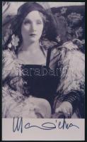 Marlene Dietrich (1901-1992) német színésznő, énekesnő aláírt fotója, 14,5x9 cm / Signed photo of Ma...
