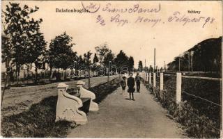 1915 Balatonboglár, sétány + "K.u.K. Sappeurbataillon Nr. 2. 3. Kompagnie" (r)