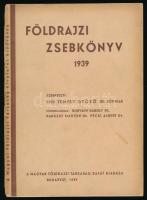Földrajzi zsebkönyv. Szerk.: Temesy Győző. Cholnoky Jenő előszavával. Bp., 1939, Magyar Földrajzi Társaság, 192 p. + 2 t. Benne utólagosan berakott betétlappal: "Betétlap a Földrajzi Zsebkönyv 1939: "A magyar Felföld" c. cikkéhez? (128. old.) Mi jött már haza? (A hazatért felvidék rövid ismertetése.", rajta térképpel a visszatért területekről, 2 sztl. lev. Kiadói papírkötés, hiányos gerinccel, szakadt borítóval, a betétlap sarkán hiánnyal.