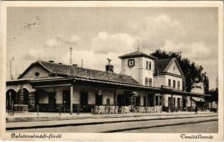 1933 Balatonalmádi, vasútállomás