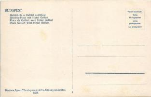 Budapest XI. Gellért tér, Hotel Gellért szálloda, villamos