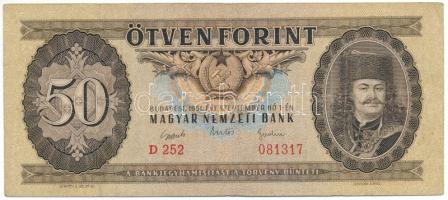 1951. 50Ft "D 252 081317" T:F,VG Adamo F18