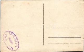 1923 Velence, Velencei-tó, strand. Tóth József fényképész (Kápolnásnyék) photo (vágott / cut)