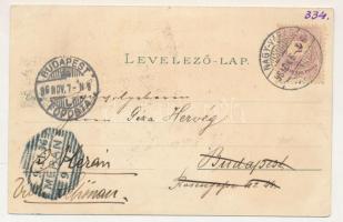 1896 Nagyvárad, Oradea; Kereskedelmi csarnok, Püspöki palota és székesegyház, Szent László szobor, m...