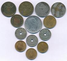 Románia 1905-1906. 5b Cu-Ni (3xklf) + 1930KN 5L Ni-sárgaréz "I. Mihály" + 1938. 1L Ni-sárg...