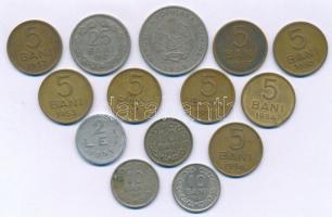 Románia 1951. 2L Al + 1952-1957. 5b Ni-sárgaréz (8db, 5xklf) + 1954-1955. 10b Cu-Ni (3db, 2xklf) + 1952. 25b Cu-Ni + 1955. 50b Cu-Ni T:AU-F patina Romania 1951. 2 Lei Al + 1952-1957. 5 Bani Ni-brass (8pcs, 5xdiff) + 1954-1955. 10 Bani Cu-Ni (3pcs, 2xdiff) + 1952. 25 Bani Cu-Ni + 1955. 50 Bani Cu-Ni C:AU-F patina