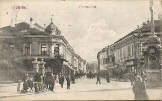 Újvidék Duna street with tombstone store