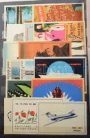 Szovjet gyufacímke gyűjtemény: kb. 280 db gyufacímke, berakóban