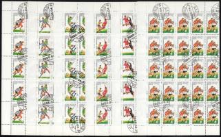 1986 Labdarúgó VB (V.) - Mexikó sor hajtott 50-es teljes ívekben (10.000)