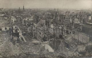 Pozsony Jewish quarter burned down