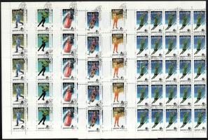 1987 Téli Olimpia (VIII.) - Calgary sor hajtott 50-es teljes ívekben (10.000)