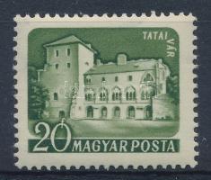 1960 Várak (Színes papíron) 20f XII. B vízjellel