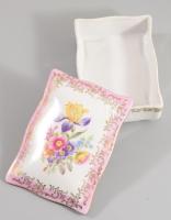 Vintage német bonbonier, jelzett, 12x9 cm