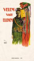 Vértes Marcell készítette 1919-es színes plakát modern lenyomata