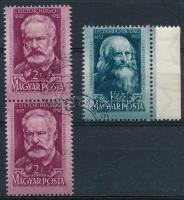 1952 Leonardo da Vinci és Victor Hugo sor számvízjellel