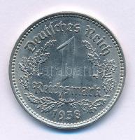 Német Harmadik Birodalom 1938A 1M Ni T:AU,XF German Third Reich 1938A 1 Reichsmark Ni C:AU,XF Krause KM#78