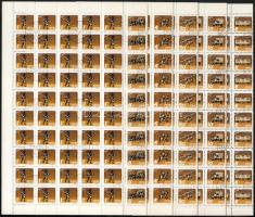 1987 Portó Postatörténet 100 sor hajtott teljes ívekben (15.000)