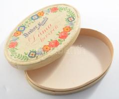 cca 1925 Dreher Mauls Dáma csokoládés doboz, papír, 15×11×3 cm