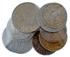 Francia Polinézia és Új-Kaledónia 1976-2014. 2Fr-100Fr (12xklf) T:AU-F French Polynesia and New Caledonia 1976-2014. 2 Francs - 100 Francs (12xdiff) C:AU-F