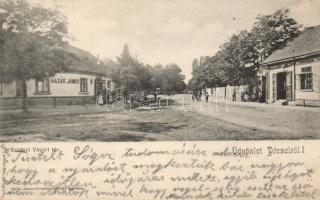 Pécel Szilágyi Virgyil tér Határ János üzletével