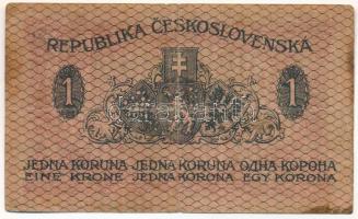 Csehszlovákia 1919. 1K "268" T:VG Czechoslovakia 1919. 1 Koruna "268" C:VG Krause P#6a