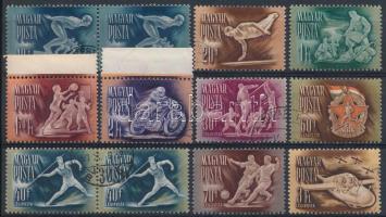 1950 Sport II. sor, minden érték számvízjellel. Ritka kínálat!