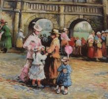 "Porta Nigra" porcelán dísztál, jelzett, hibátlan, d: 19,5 cm, certifikáttal