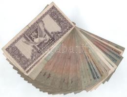 Vegyes, 30db-os Pengő bankjegytétel T:F,VG