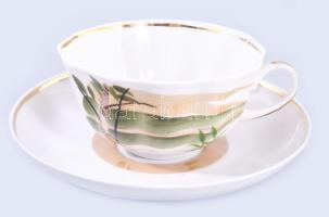 Dulevo porcelán kávés készlet, jelzett, teljes, minimális kopással