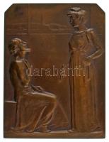 Ausztria 1908. "Türck - Czermak - Első Nemzetközi Fül-Orr-Gégészeti Kongresszus Bécs 1908" kétoldalas bronz plakett, "R. MARSCHALL" gyártói jelzéssel (60x46mm) T:AU Austria 1908. "Türck - Czermak - Erster Internat. Laryngo-Rhinologen Kongress Wien 1908" double-sided bronze plaque with "R. MARSCHALL" makers mark (60x46mm) C:AU HV.: 113.