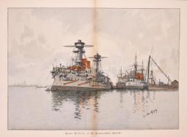 10 db vegyes régi metszet/nyomat, egy részük paszpartuban, változó méretben és állapotban (max. 50x3...