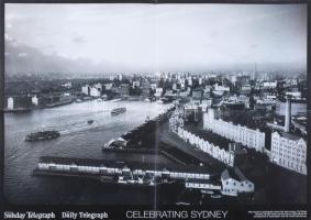 "Celebrating Sydney", 2 db The Sunday Telehraph - The Daily Telegraph plakát, hajtott, 42×55 cm