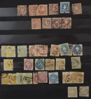 Ausztria több példányos készlet 1850-től 12 lapos A4 berakóban, benne 1.485 db bélyeg