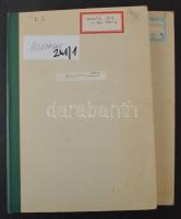 NSZK + NDK készlet 2 db A4-nél nagyobb méretű, 10 lapos berakóban, többletpéldányokkal