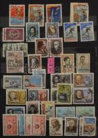 Szovjetunió rengeteg bélyeg 4 db A4 vagy annál nagyobb berakóban, összesen 108 oldalon