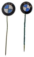 Németország 2xklf BMW zománcozott autómárka jelvény T:XF Germany 2xdiff BMW enameled badge C:XF