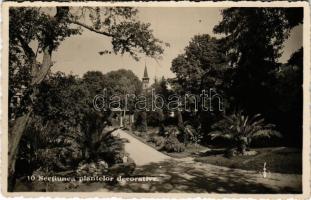 1937 Kolozsvár, Cluj; Sectiunea plantelor decorative, Gradina Botanica / botanikus kert / botanical garden