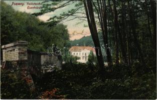 1908 Pozsony, Pressburg, Bratislava; Vaskutacska, Ferdinánd király vasfürdő. Kaufmann "Bediene dich allein" kiadása / Eisenbrünnel (Eisenbründl) / Zelezná Studénka / spa (apró szakadás / tiny tear)