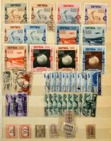 Olasz gyarmatok + Fiume bélyegek, Trieszt 12 lapos A4-es berakóban