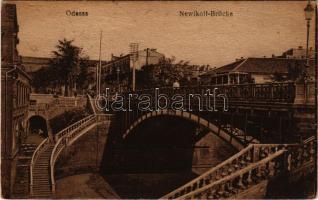 Odesa, Odessza, Odessa; Newikoff-Brücke / bridge, tram