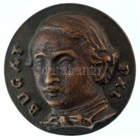 Csúcs Ferenc (1905-1999) 1948. "Bugát Pál / Országos főorvos 1849" kétoldalas, öntött bronz emlékplakett, peremén "8" sorszám (56mm) T:AU,XF patina HV.: 97.