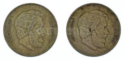 1947. 5Ft Ag "Kossuth" (2x) T:VF,F patina Adamo F8.1