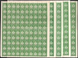 1946 Adópengős sor hajtott teljes ívekben a 200ezerAP nélkül (Mi 939 missing)