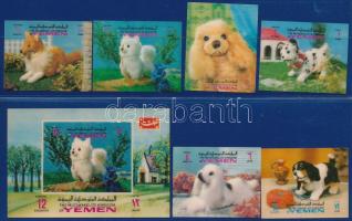 Yemen Kutyák 3-dimenziós sor + blokk