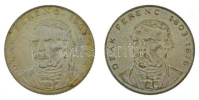 1994. 200Ft Ag "Deák" (2x) T:XF,VF patina Adamo F13.1