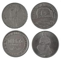 1975. "OMÉK / Hungexpo" fém emlékérem + 1980. 100Ft Ni "Szovjet-magyar közös űrrepülé...