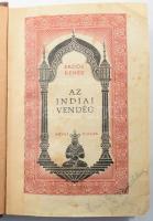 Erdős Renée: Az indiai vendég. A szerző által ALÁÍRT példány! Bp., (1929.), Révai. Átkötött félvászo...