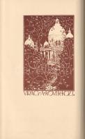 Haraszthy Lajos: 
Aki vagyok. Versek az 1905-7 évekből. (Muhits Sándor rajzaival.)
Budapest, 1912....